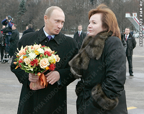 Putin and wife