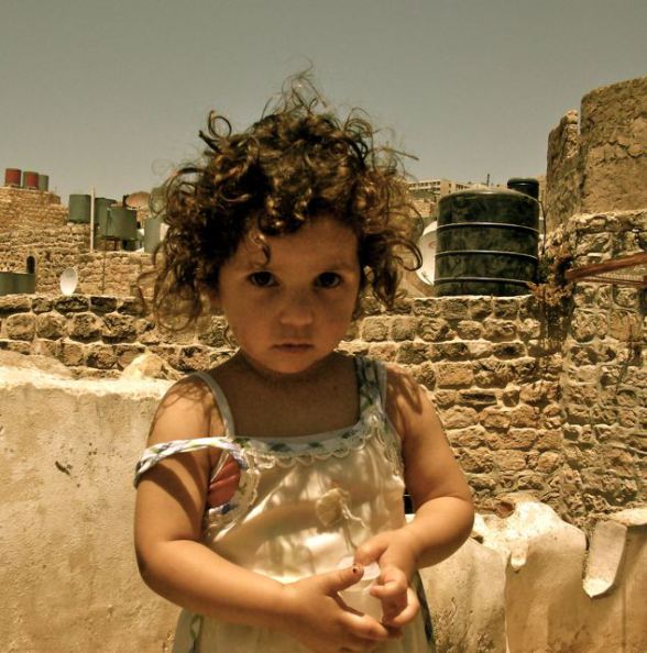Palestinian girl in the City of Hebron
