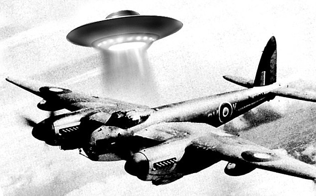 UFO and planes - WWII